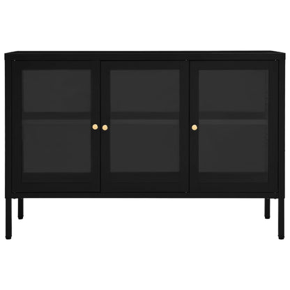 Kumode, , 105X35X70 Cm, Tērauds Un Stikls