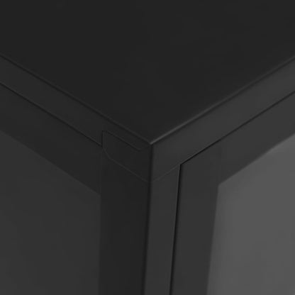 Kumode, , 105X35X70 Cm, Tērauds Un Stikls