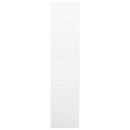 Biroja Skapis, 90X40X180 Cm, Balts, Tērauds