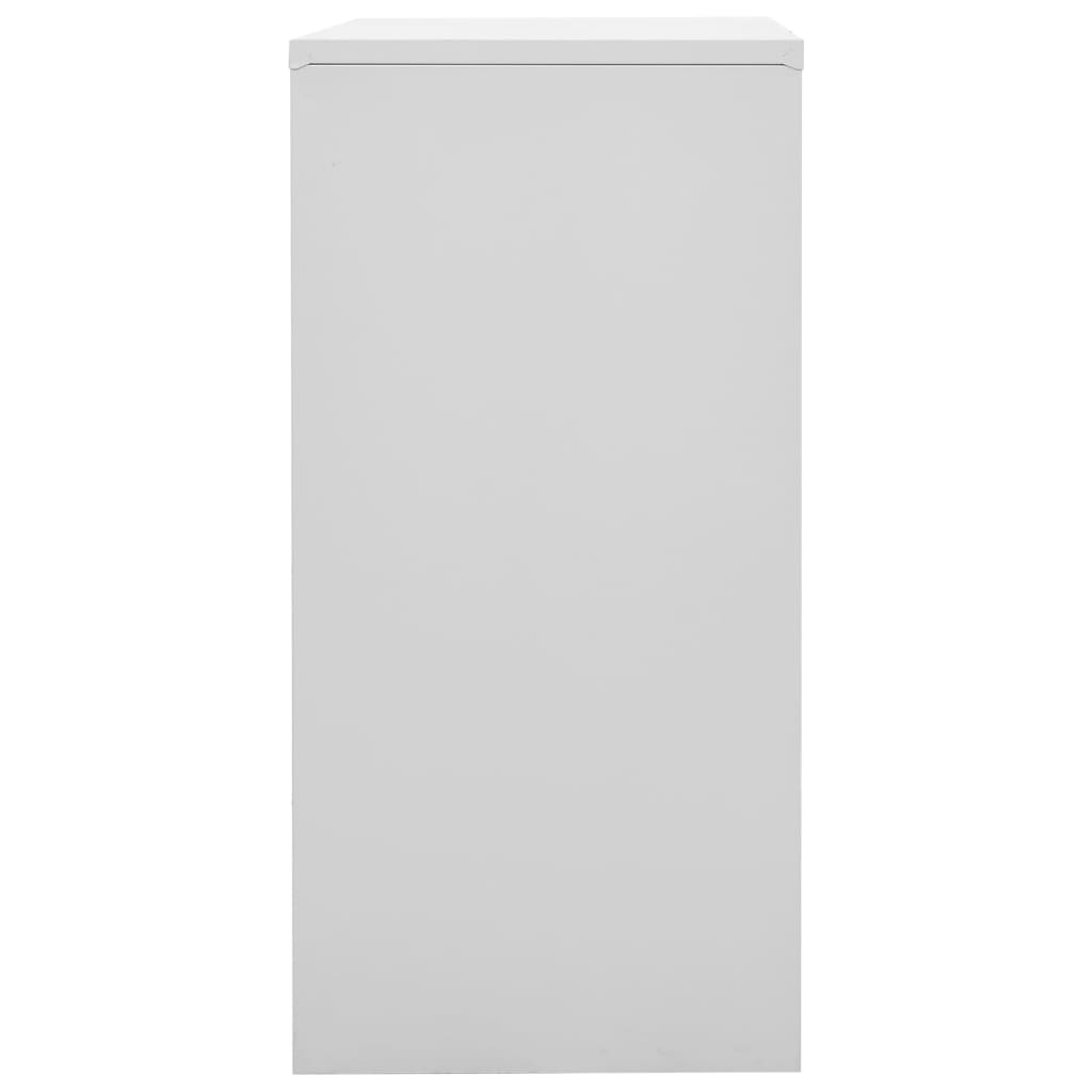 Ģērbtuves Skapis, 90X45X92,5 Cm, Tērauds, Gaiši Pelēks Un Zils Gaiši Pelēka Un Zila