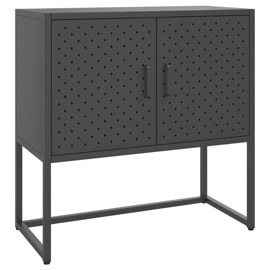 Kumode, Antracītpelēka, 75X35X, Tērauds