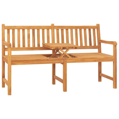 Trīsvietīgs Dārza Sols Ar Galdiņu, 150 Cm, Masīvs Tīkkoks