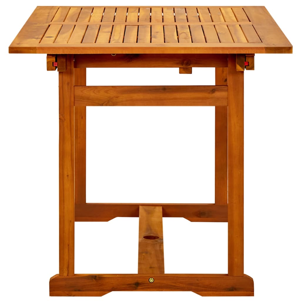 Dārza Galds, (120-170)X80X75 Cm, Akācijas Masīvkoks