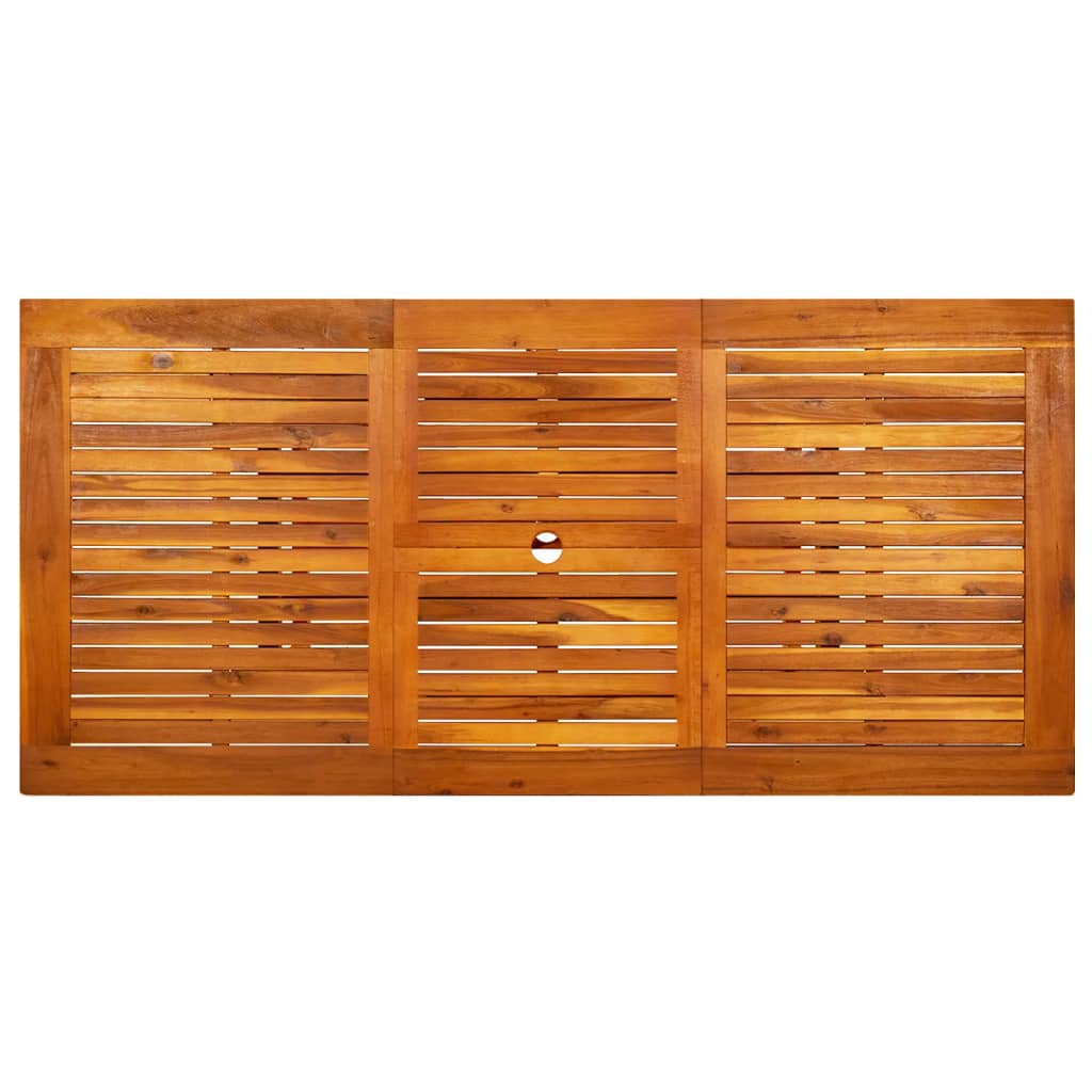 Dārza Galds, (120-170)X80X75 Cm, Akācijas Masīvkoks