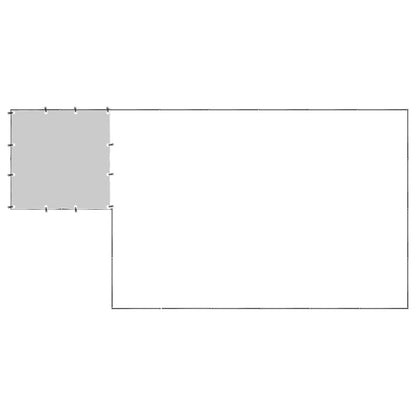 Suņu Voljērs, Melns, 8,47 M², Tērauds