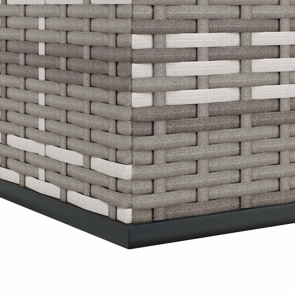 Dārza Spilvenu Kaste, 100X97,5X104 Cm, Pe Rotangpalma