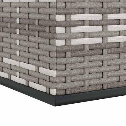 Dārza Spilvenu Kaste, 100X97,5X104 Cm, Pe Rotangpalma
