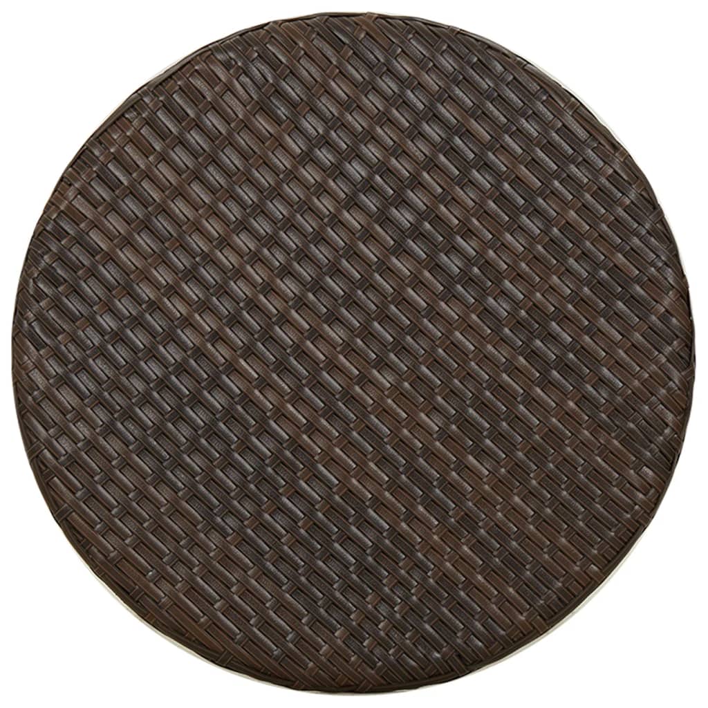 Tējas Galdiņš, Brūns, 45 Cm, Pe Rotangpalma