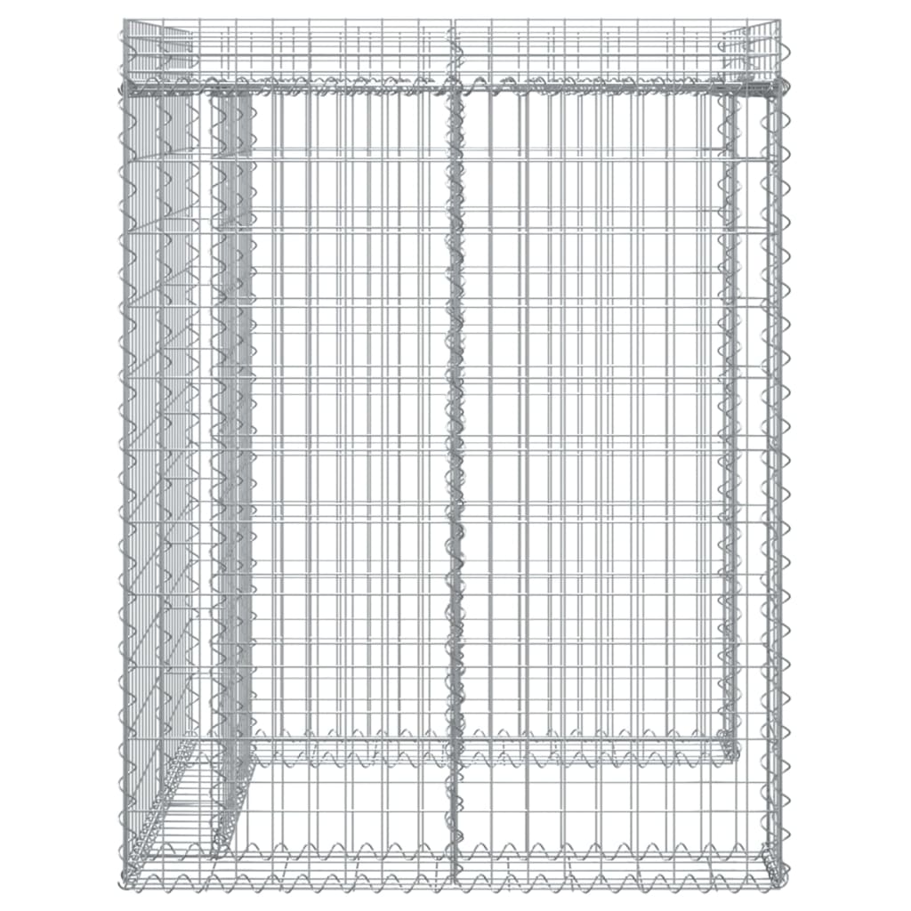 Gabiona Siena Atkritumu Tvertnei, 110X91X120 Cm, Cinkota Dzelzs