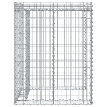 Gabiona Siena Atkritumu Tvertnei, 110X91X120 Cm, Cinkota Dzelzs