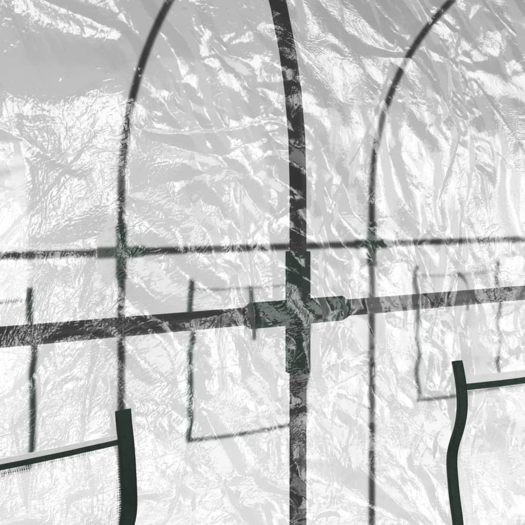 Siltumnīca, Caurspīdīga, 160X400X190 Cm, Pvc, Tērauds