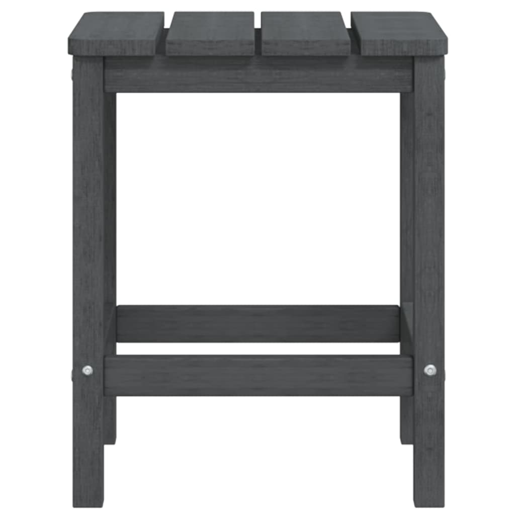 Dārza Krēsli Ar Galdiņu, Hdpe, Antracītpelēki