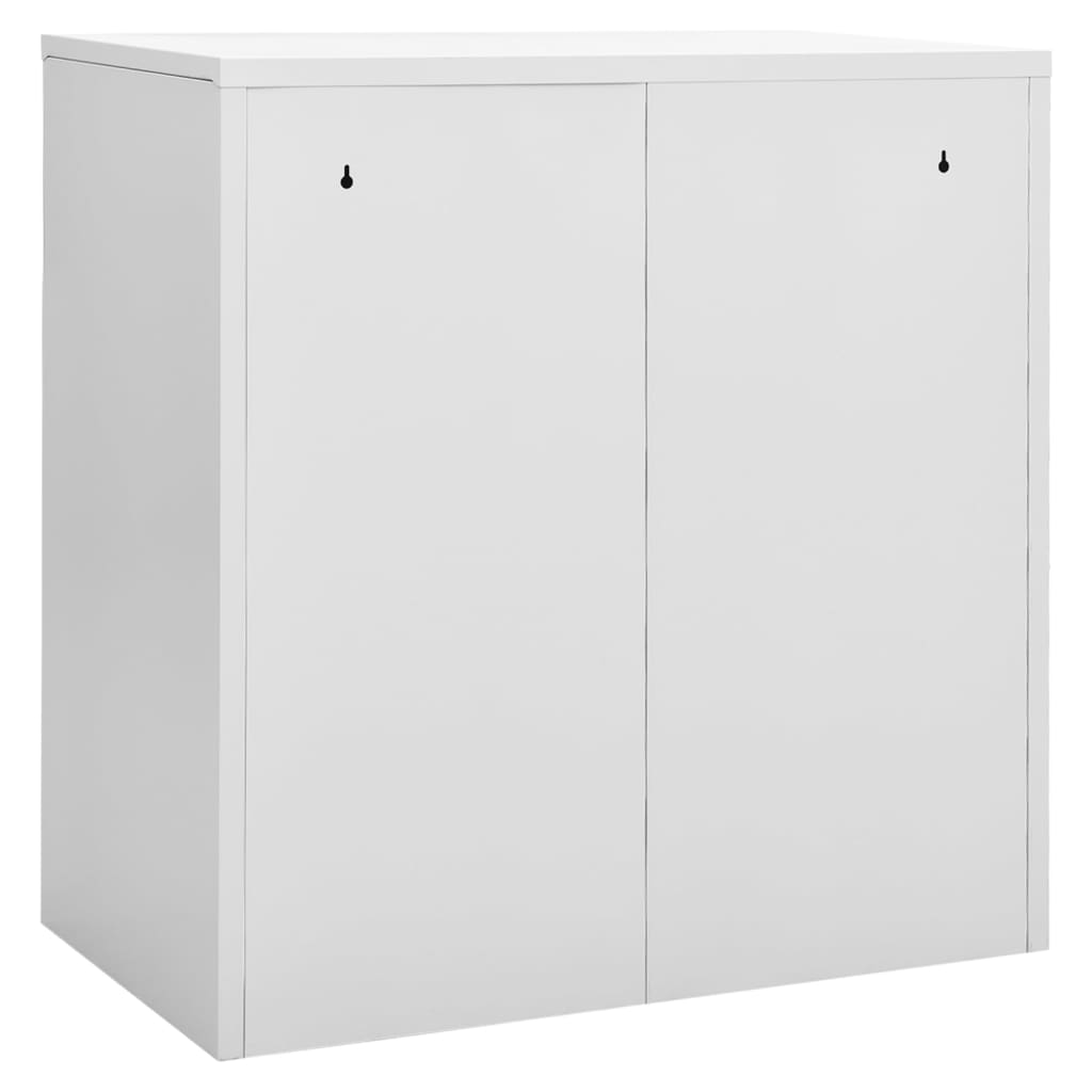 Ģērbtuves Skapji, 5 Gab., 90X45X92,5 Cm, Tērauds, Pelēki, Zili Gaiši Pelēka Un Zila
