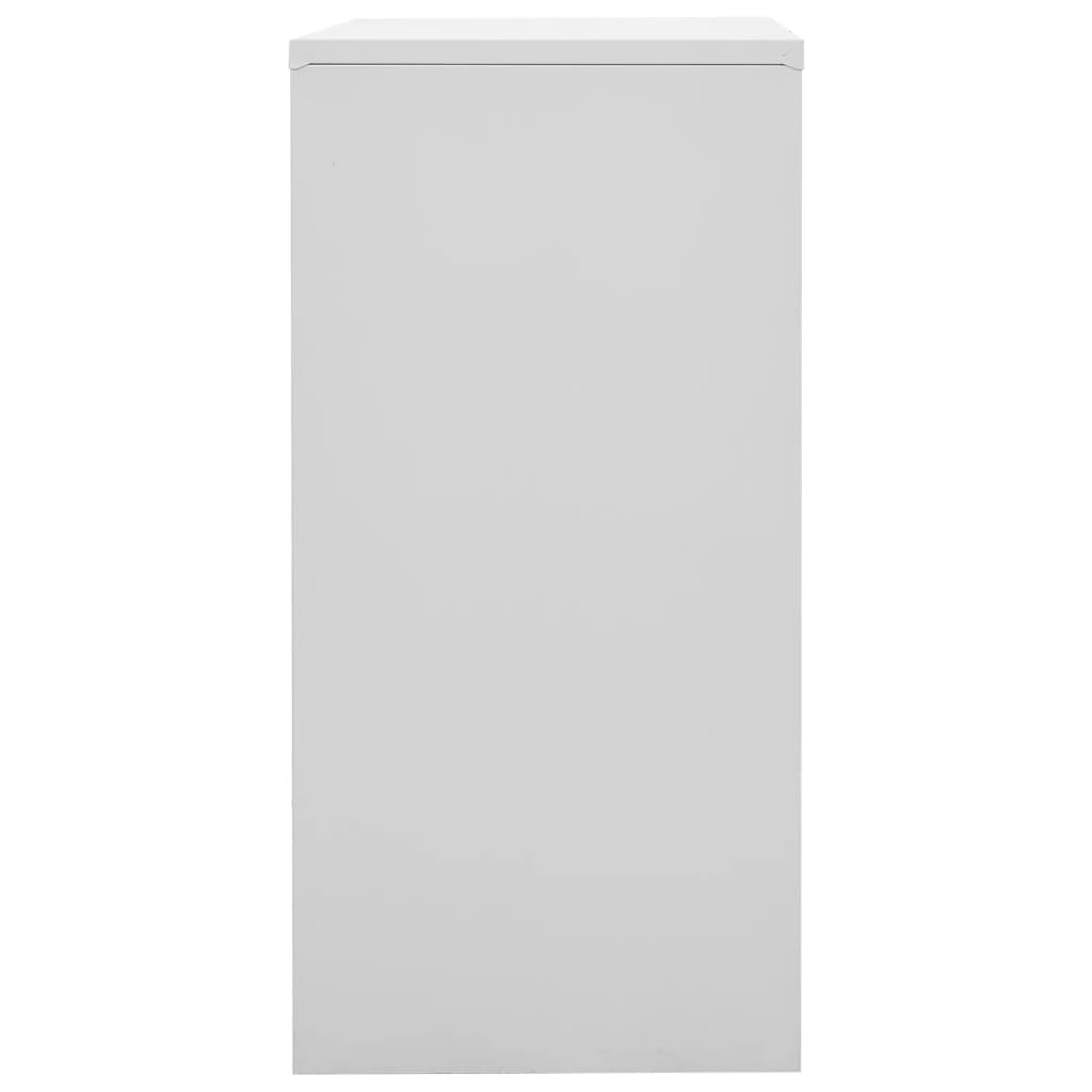 Ģērbtuves Skapji, 2 Gab., 90X45X92,5 Cm, Tērauds, Pelēksarkani Gaiši Pelēka Un Sarkana