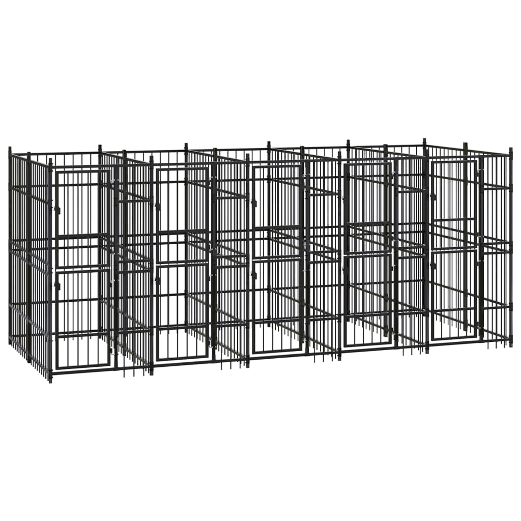 Suņu Voljērs, 14,75 M², Tērauds