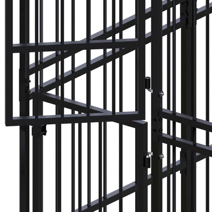 Suņu Voljērs, 14,75 M², Tērauds