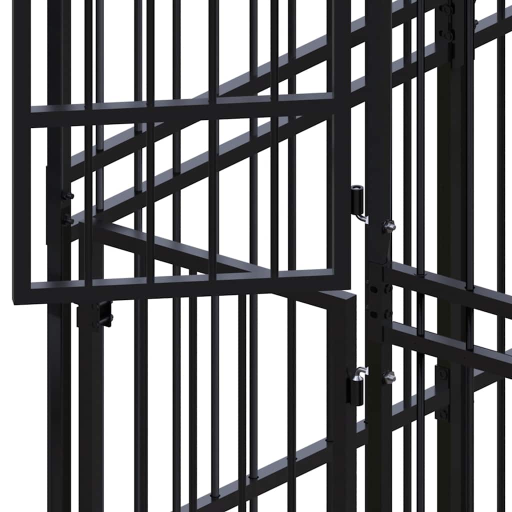 Suņu Voljērs, 14,75 M², Tērauds