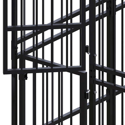 Suņu Voljērs, 14,75 M², Tērauds