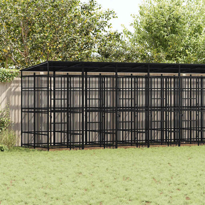 Suņu Voljērs, 14,75 M², Tērauds