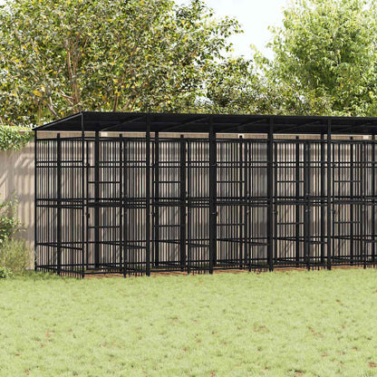 Suņu Voljērs, 14,75 M², Tērauds