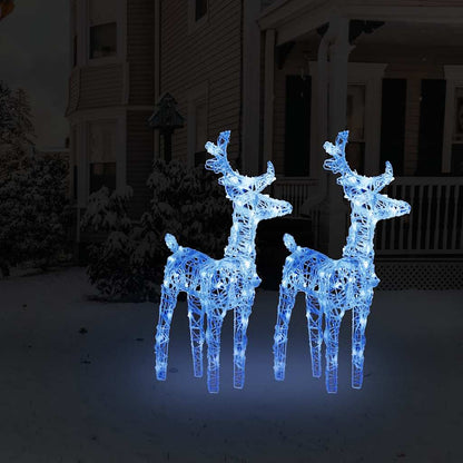 Ziemassvētku Ziemeļbrieži, 4 Gab., 160 S Led, Akrils