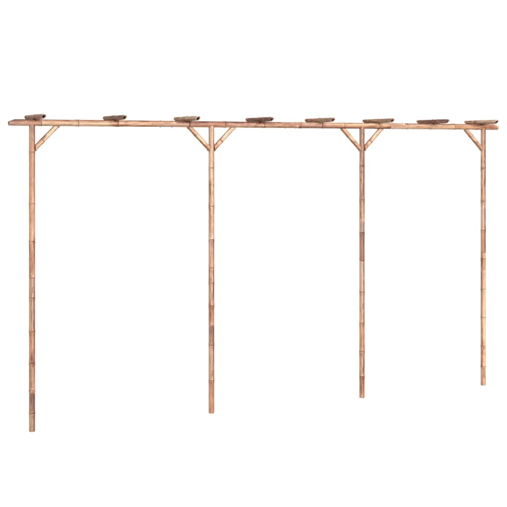Pergola, 385X40X205 Cm, Bambuss