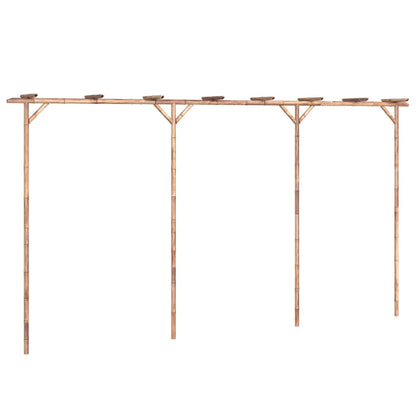 Pergola, 385X40X205 Cm, Bambuss