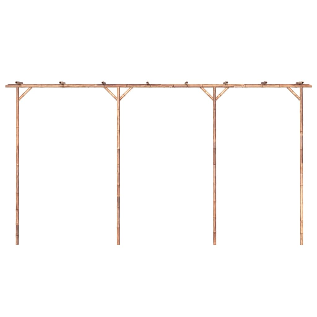 Pergola, 385X40X205 Cm, Bambuss