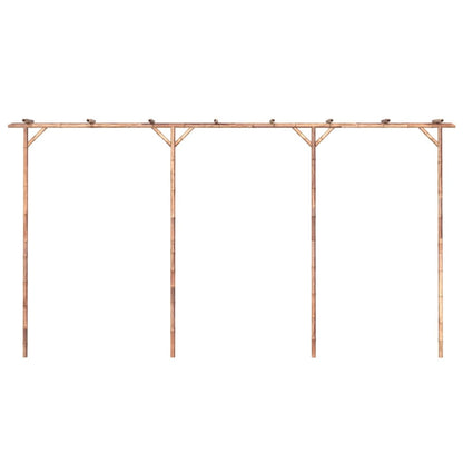 Pergola, 385X40X205 Cm, Bambuss