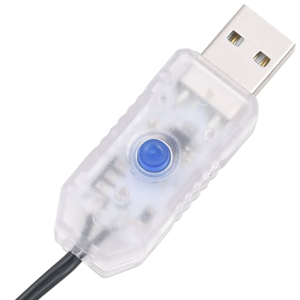 Led Lampiņu Virtene Ar 400 Led, Silti Balta, , Pvc