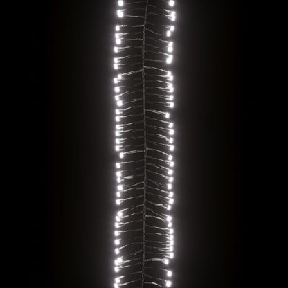 Led Lampiņu Virtene Ar 2000 Led, Vēsi Balta, Pvc