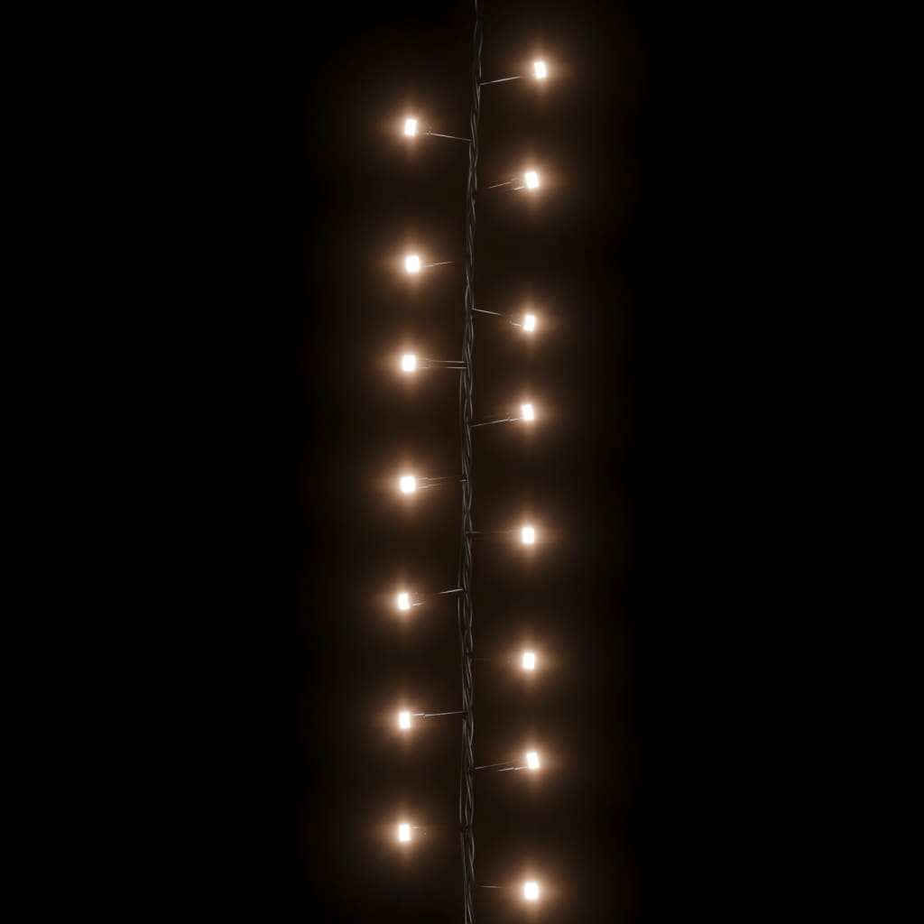 Led Lampiņu Virtene Ar 2000 Led, Silti Balta, , Pvc