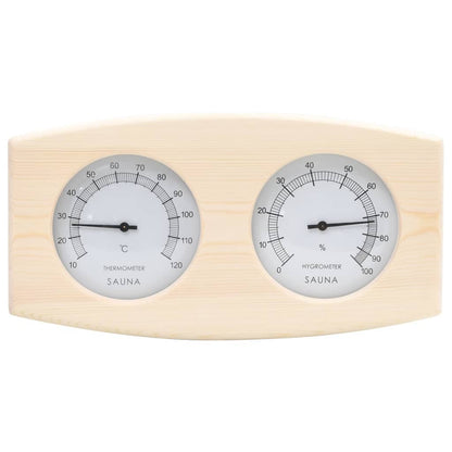 Pirts Higrometrs, Termometrs Un Smilšu Pulkstenis, Priedes Koks