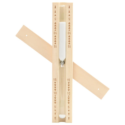 Pirts Higrometrs, Termometrs Un Smilšu Pulkstenis, Priedes Koks