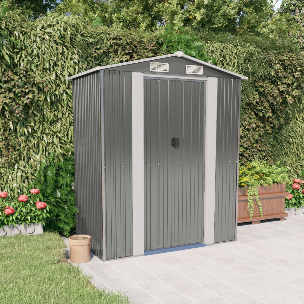 Dārza Šķūnis, Tumši Brūns, 192X108X223 Cm, Cinkots Tērauds