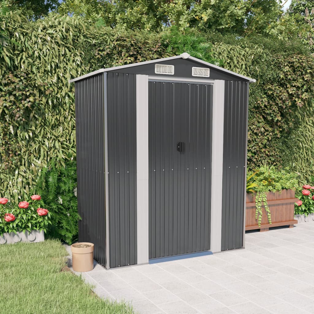 Dārza Šķūnis, Tumši Brūns, 192X108X223 Cm, Cinkots Tērauds