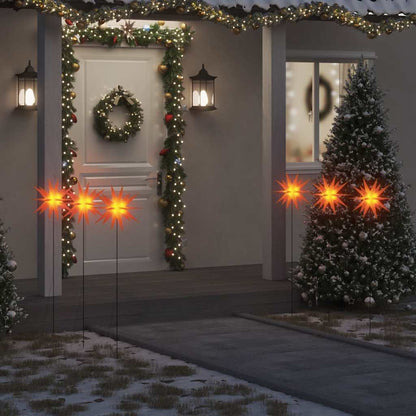 Ziemassvētku Lampas Ar Led Un Mietiņu, 3 Gab., S, 35 Cm