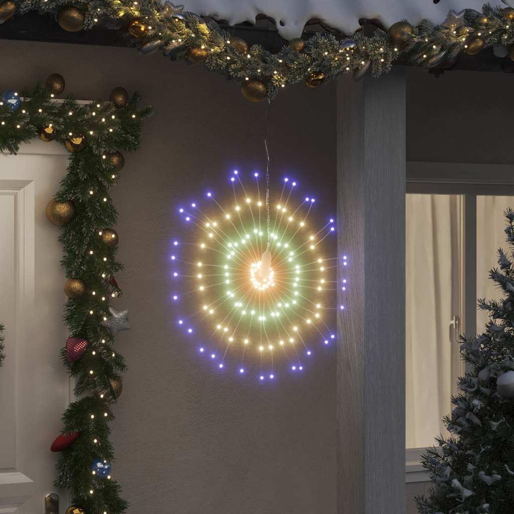 Ziemassvētku Dekorācija, 140 Led, Krāsainas, 17 Cm