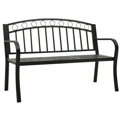 Dārza Sols Ar Galdiņu, Melns, 120 Cm, Tērauds