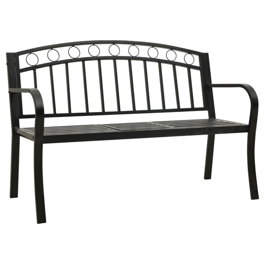 Dārza Sols Ar Galdiņu, Melns, 120 Cm, Tērauds