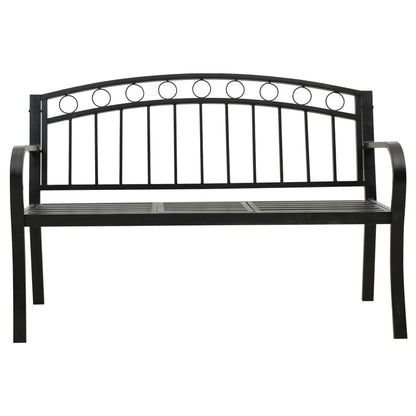 Dārza Sols Ar Galdiņu, Melns, 120 Cm, Tērauds
