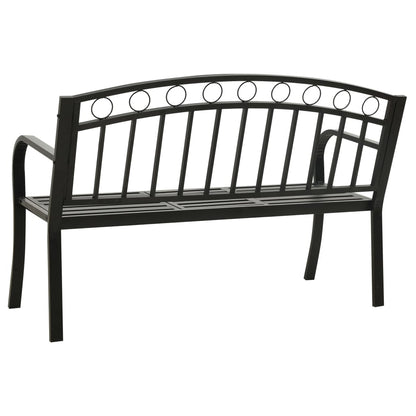 Dārza Sols Ar Galdiņu, Melns, 120 Cm, Tērauds