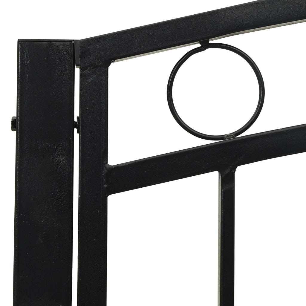 Dārza Sols Ar Galdiņu, Melns, 120 Cm, Tērauds