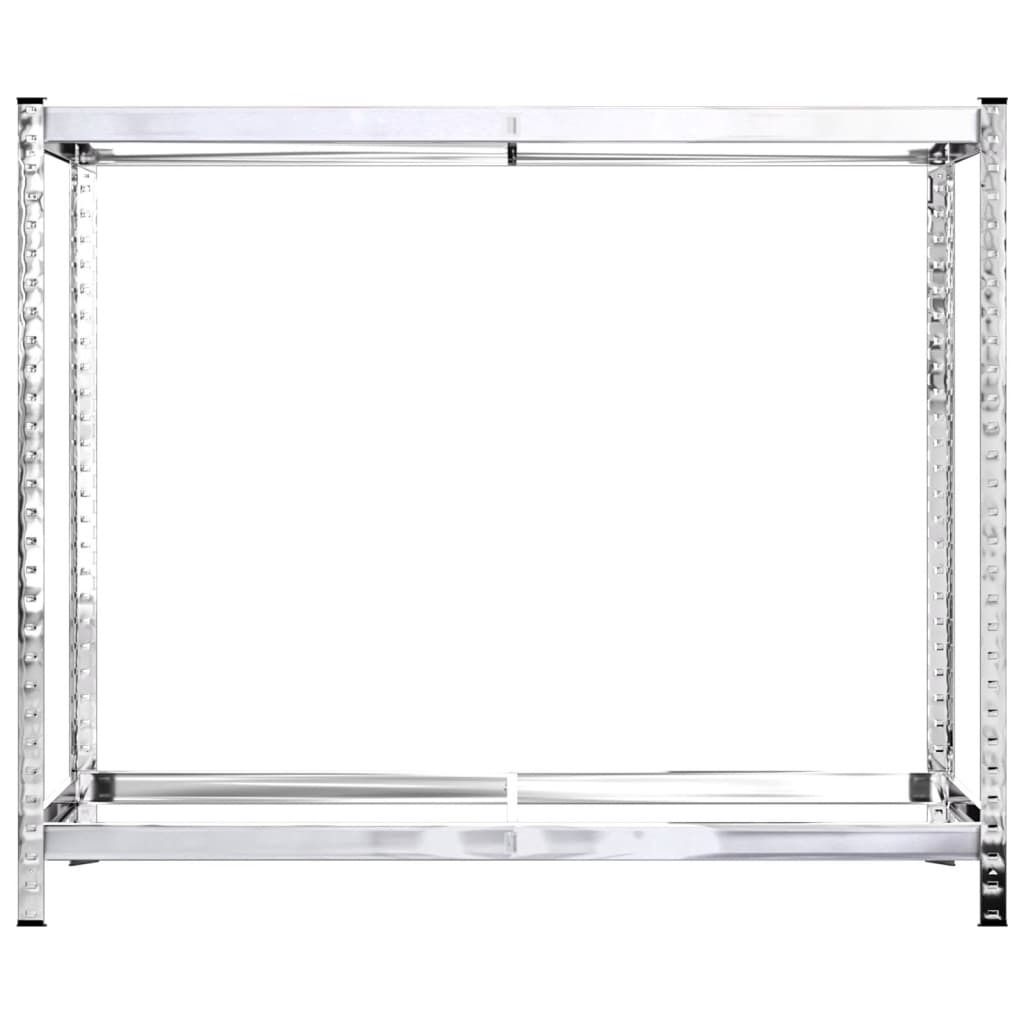 2-Līmeņu Riepu Plaukti, 4 Gb.,Sudrabaini, 110X40X110Cm, Tērauds