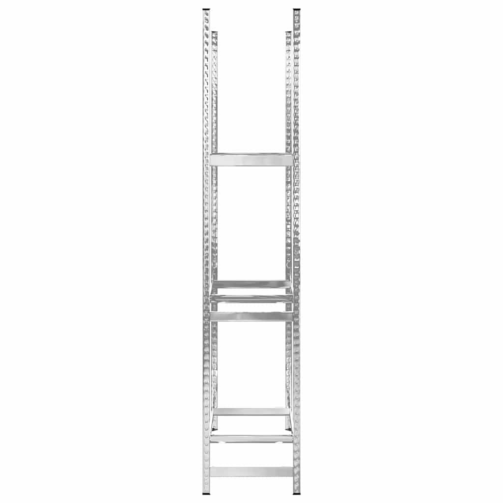 3-Līmeņu Riepu Plaukti, 4 G., Sudrabaini, 110X40X200Cm, Tērauds