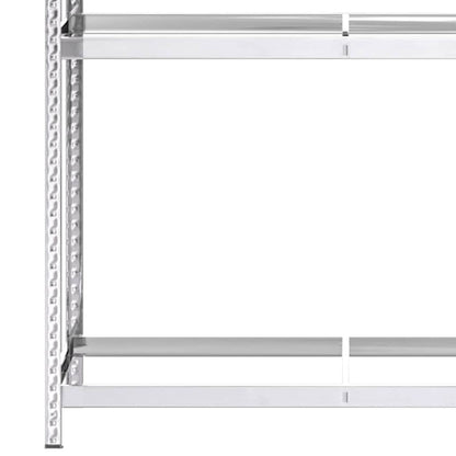 3-Līmeņu Riepu Plaukti, 4 G., Sudrabaini, 110X40X200Cm, Tērauds
