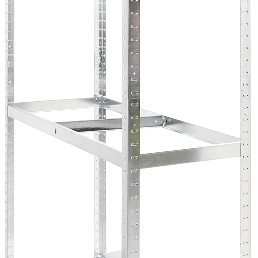 3-Līmeņu Riepu Plaukti, 4 G., Sudrabaini, 110X40X200Cm, Tērauds