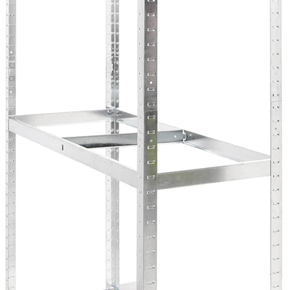 3-Līmeņu Riepu Plaukti, 4 G., Sudrabaini, 110X40X200Cm, Tērauds