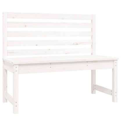Dārza Sols, 109 Cm, Priedes Masīvkoks, Balts