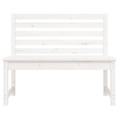 Dārza Sols, 109 Cm, Priedes Masīvkoks, Balts
